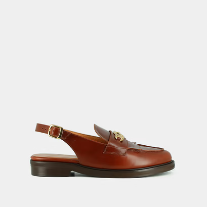 Mocassins à bouts arrières ouverts